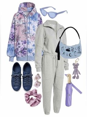 Selkie small heather gray pillow jumpsuit